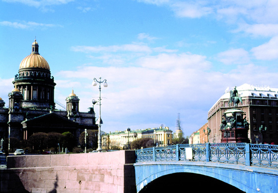 View of Hotel Astoria and St Isaac's Cathedral