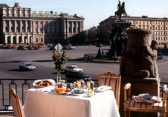 View from Tchaikovsky Presidential Suite terrace